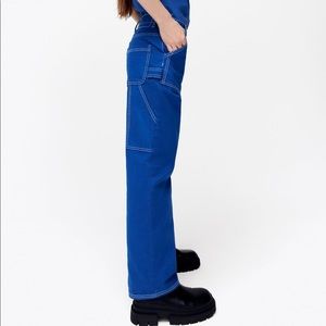 Blue Cargo Pants